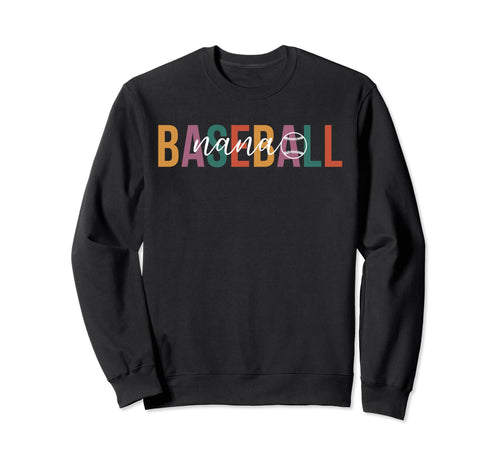 Baseball Nana Grandma Boho Nana Sweatshirt - Novelty Apparel Men Women - T-Shirt, Sweatshirt, Hoodie