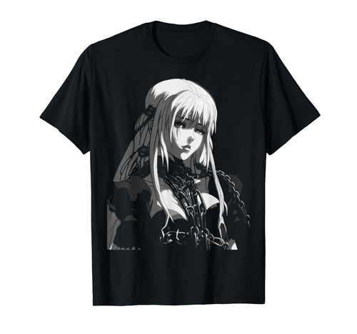 Aesthetic Goth Anime Sad Soft T-Shirt - Casual Everyday Wear for Adults - T-Shirt, Sweatshirt, Hoodie