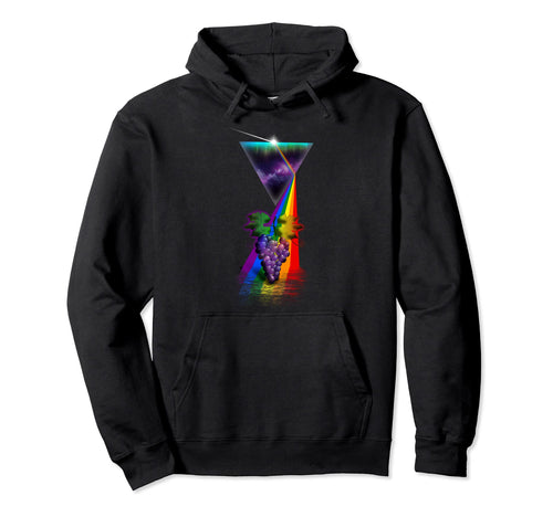 Prism Grapes Hoodie - Fun Novelty Design Men Women - T-Shirt, Sweatshirt, Hoodie