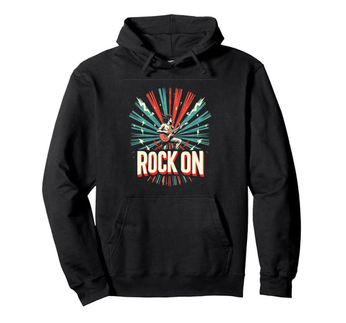 Rock Rock Hoodie - Graphic Print Unisex - T-Shirt, Sweatshirt, Hoodie