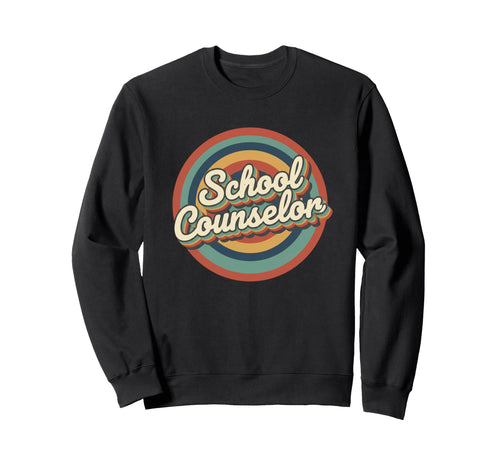 School Counselor Rainbow Teacher Sweatshirt - Aesthetic Graphic Men Women - T-Shirt, Sweatshirt, Hoodie