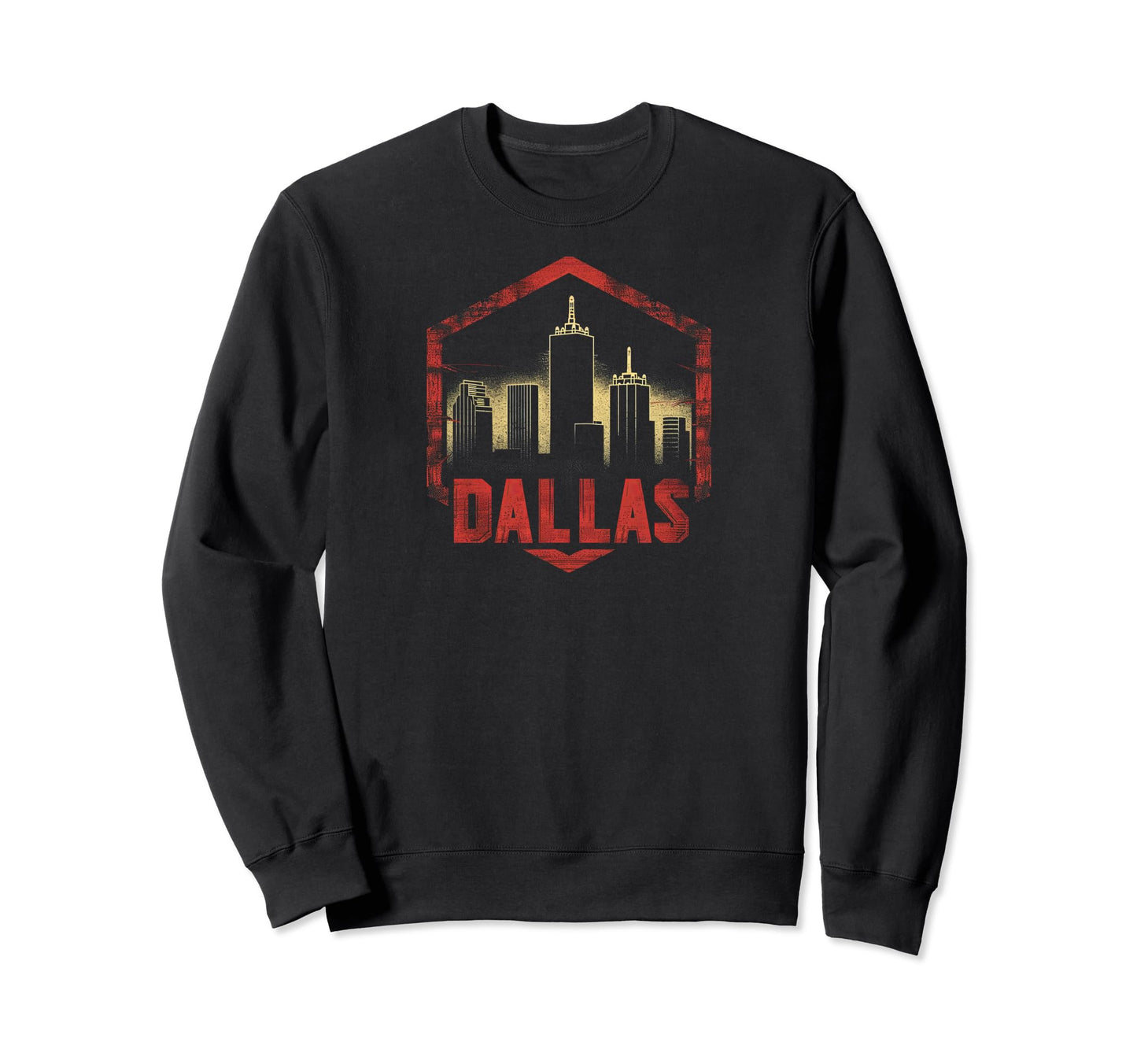 Dallas Grit 90S Grunge Urbandecay Sweatshirt - Custom Art Print for Adults - T-Shirt, Sweatshirt, Hoodie