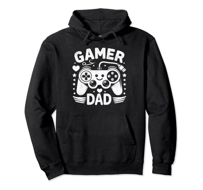 Gamer Dad Game Controller Gaming Video Hoodie - Trendy Graphic Men Women - T-Shirt, Sweatshirt, Hoodie