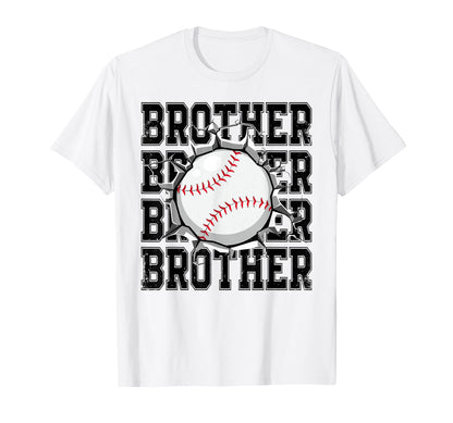 Baseball Brother Cracked Wall Family T-Shirt - Streetwear Style for Adults - T-Shirt, Sweatshirt, Hoodie