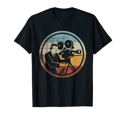 Film Director Camera Operator T-Shirt - Graphic Print Men Women - T-Shirt, Sweatshirt, Hoodie