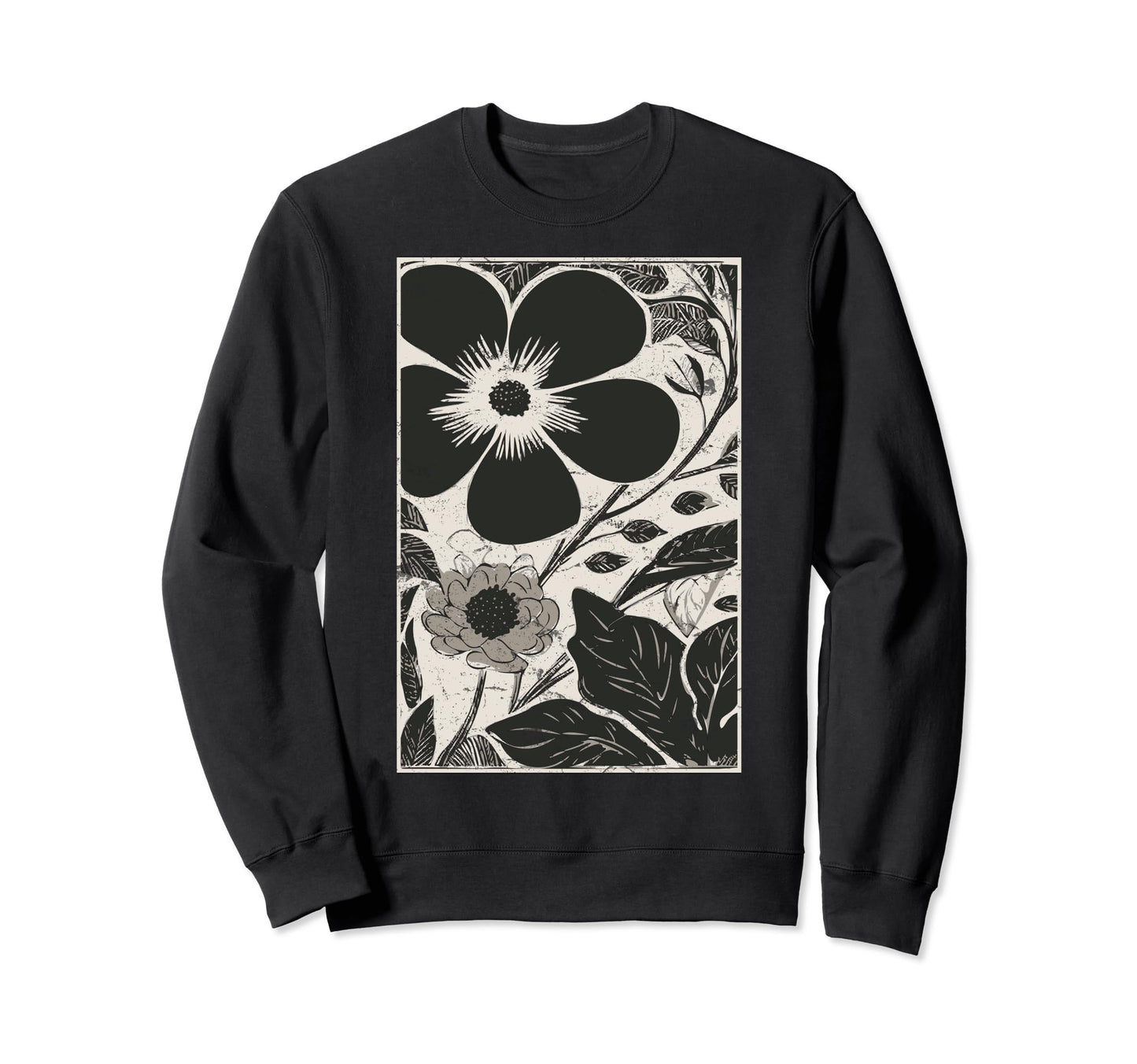 Bohobloom Vibe Boho Art Floral T-Shirt - Minimalist Print Unisex - T-Shirt, Sweatshirt, Hoodie