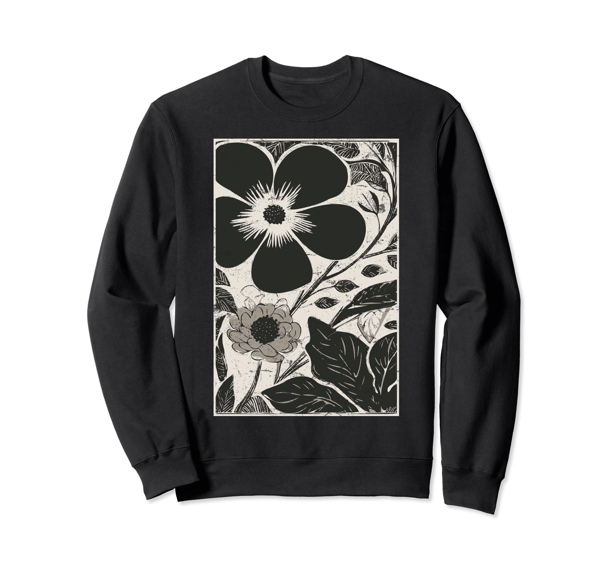 Bohobloom Vibe Boho Art Floral T-Shirt - Minimalist Print Unisex - T-Shirt, Sweatshirt, Hoodie