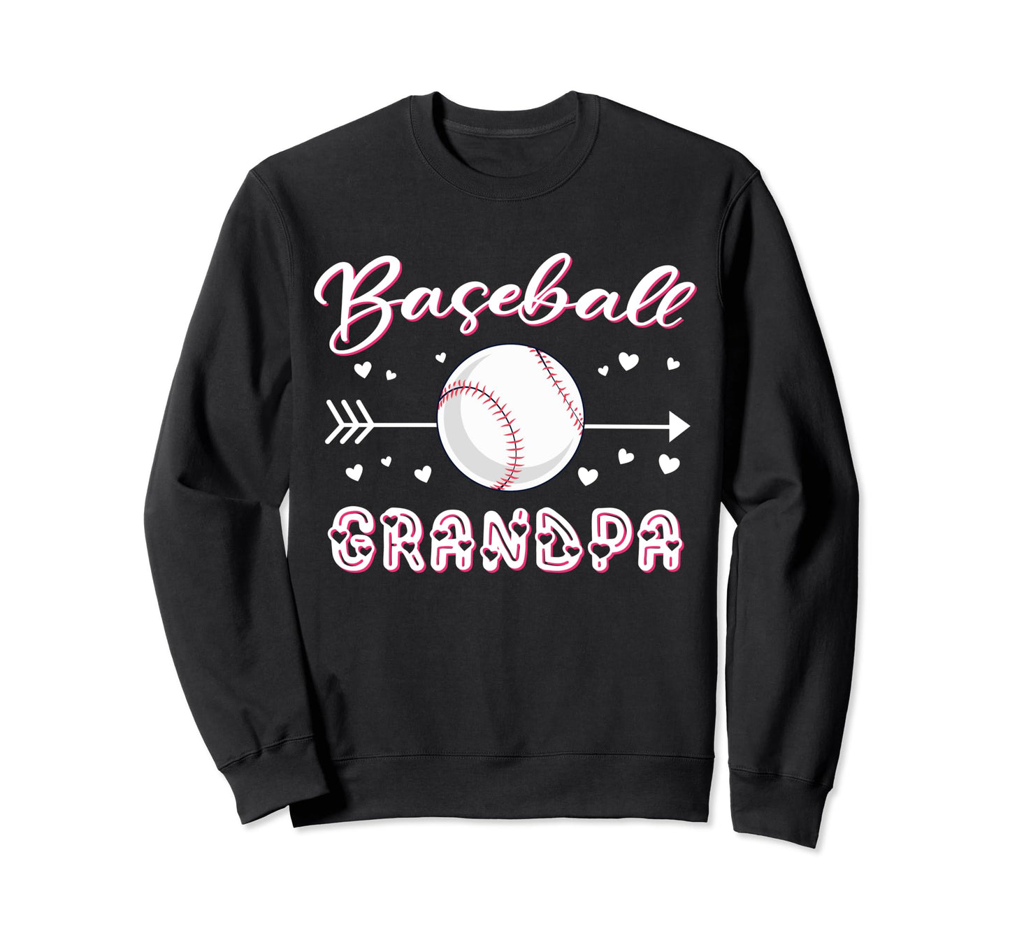 Baseball Grandpa Baseball Sport Sweatshirt - Unique Graphic for Adults - T-Shirt, Sweatshirt, Hoodie