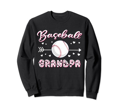 Baseball Grandpa Baseball Sport Sweatshirt - Unique Graphic for Adults - T-Shirt, Sweatshirt, Hoodie