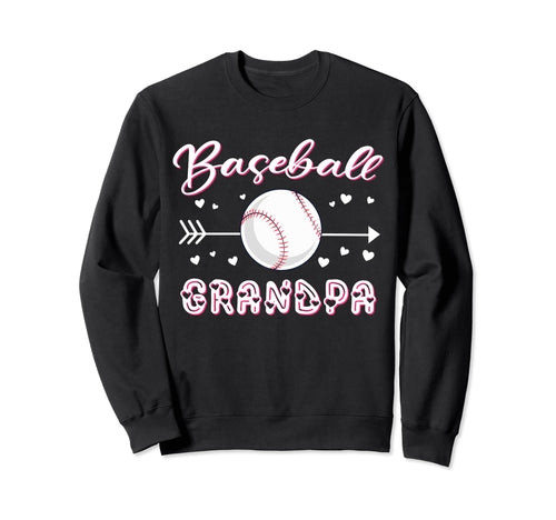 Baseball Grandpa Baseball Sport Sweatshirt - Unique Graphic for Adults - T-Shirt, Sweatshirt, Hoodie