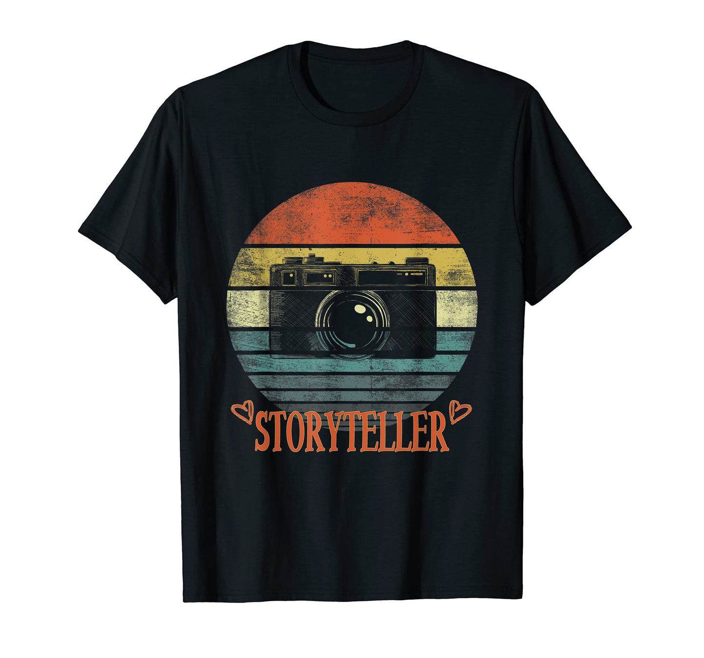 Camera Storyteller Photography Lovers T-Shirt - Unique Graphic for Adults - T-Shirt, Sweatshirt, Hoodie