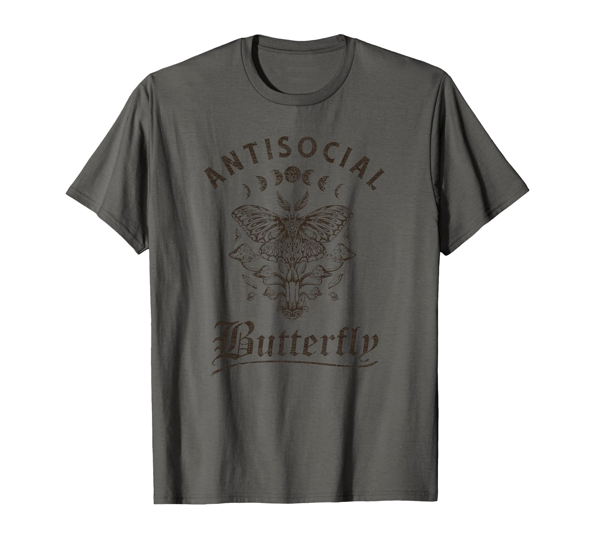 Antisocial Butterfly Grunge Fairycore T-Shirt - Unique Graphic Men Women - T-Shirt, Sweatshirt, Hoodie