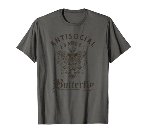 Antisocial Butterfly Grunge Fairycore T-Shirt - Unique Graphic Men Women - T-Shirt, Sweatshirt, Hoodie