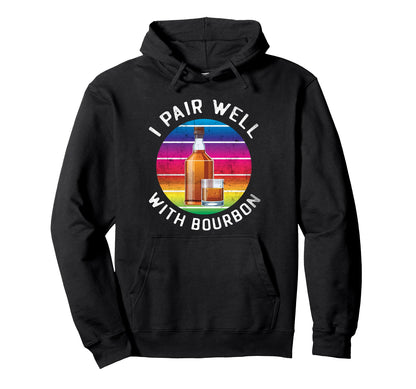 Weathered Rainbow Kentucky Bourbon Hoodie - Custom Art Print Unisex - T-Shirt, Sweatshirt, Hoodie