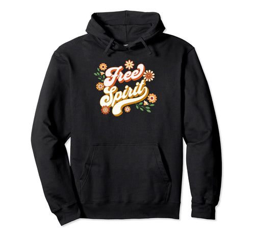 Boho Positive Affirmation Free Spirit Hoodie - Custom Art Print for Adults - T-Shirt, Sweatshirt, Hoodie