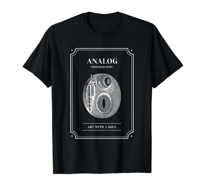 Analog Photography Art Soul Camera T-Shirt - Aesthetic Graphic for Adults - T-Shirt, Sweatshirt, Hoodie