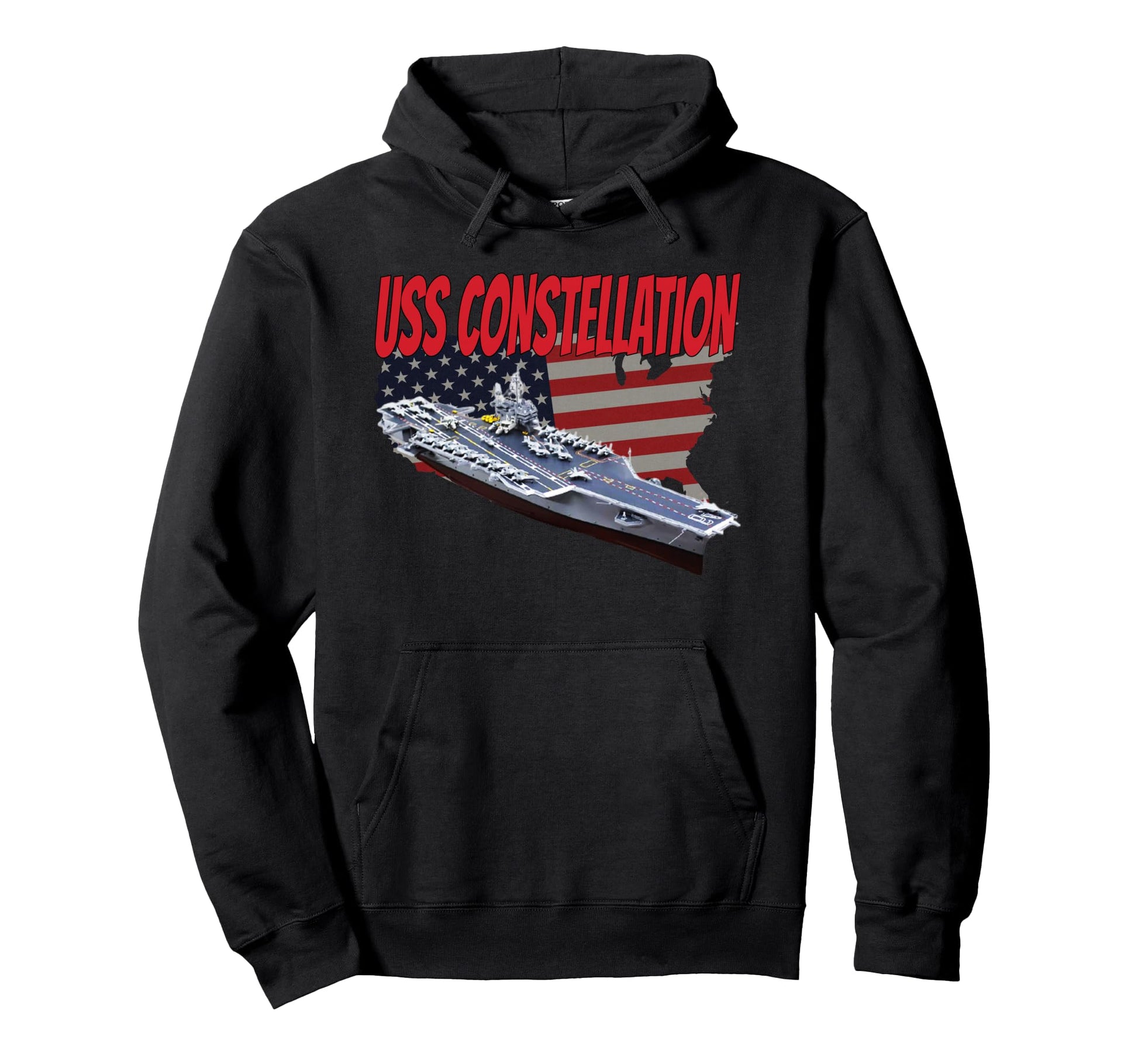 Aircraft Carrier Uss Constellation Grandpa Hoodie - Unique Graphic Unisex - T-Shirt, Sweatshirt, Hoodie