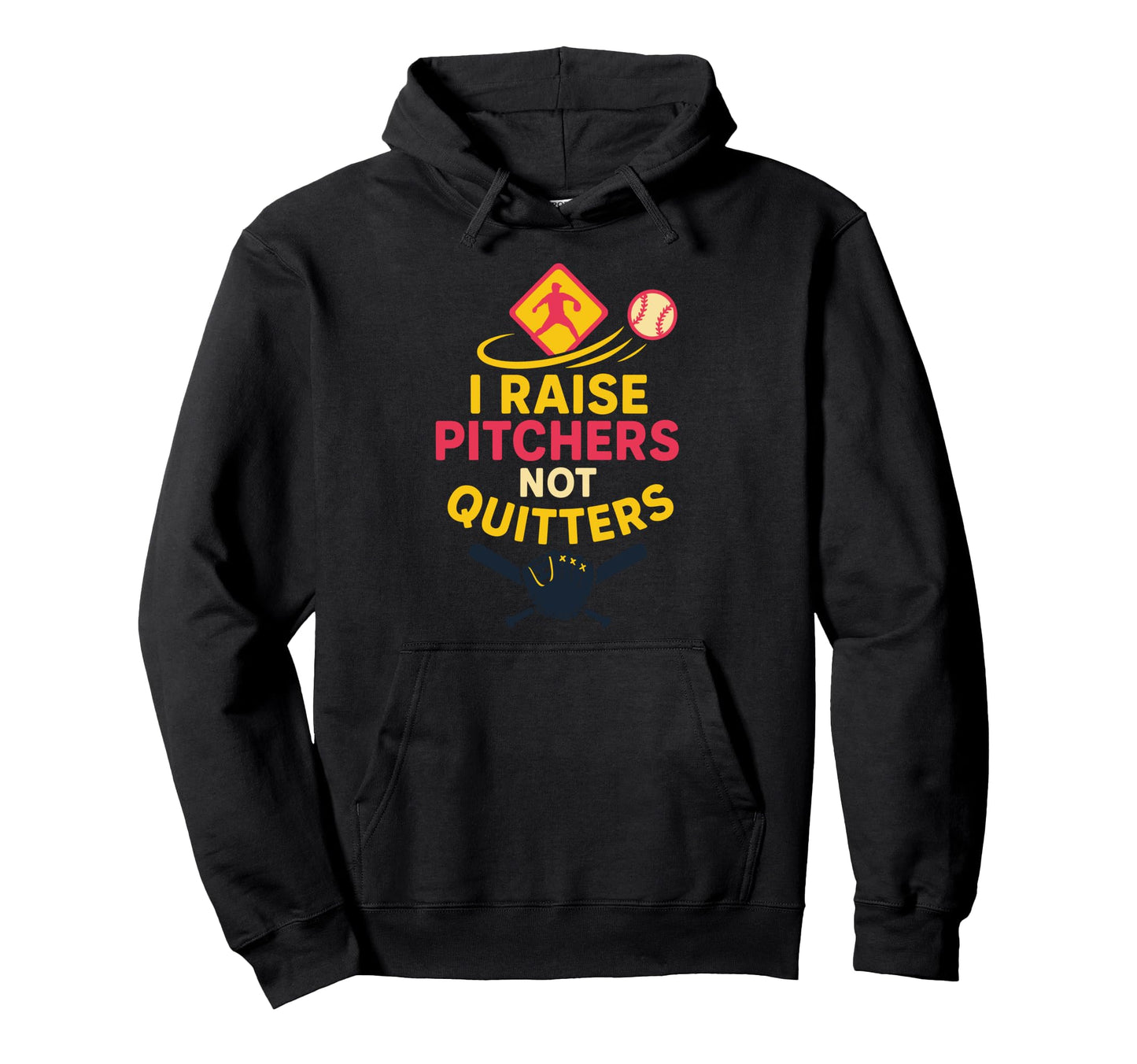 Softball Pitcher Mom Proud Parent Fastpitch Hoodie - Unique Graphic Unisex - T-Shirt, Sweatshirt, Hoodie