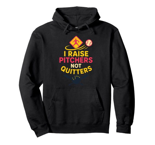 Softball Pitcher Mom Proud Parent Fastpitch Hoodie - Unique Graphic Unisex - T-Shirt, Sweatshirt, Hoodie