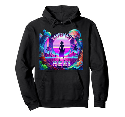 Vaporwave Forever Aesthetic 80S Hoodie - Casual Everyday Wear for Adults - T-Shirt, Sweatshirt, Hoodie