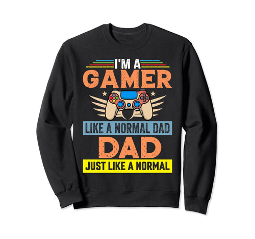 My Dad Video Games First Fathers Day Sweatshirt - Minimalist Print Unisex - T-Shirt, Sweatshirt, Hoodie