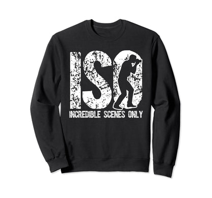 Photo Camera Photographer Sweatshirt - Casual Everyday Wear Men Women - T-Shirt, Sweatshirt, Hoodie