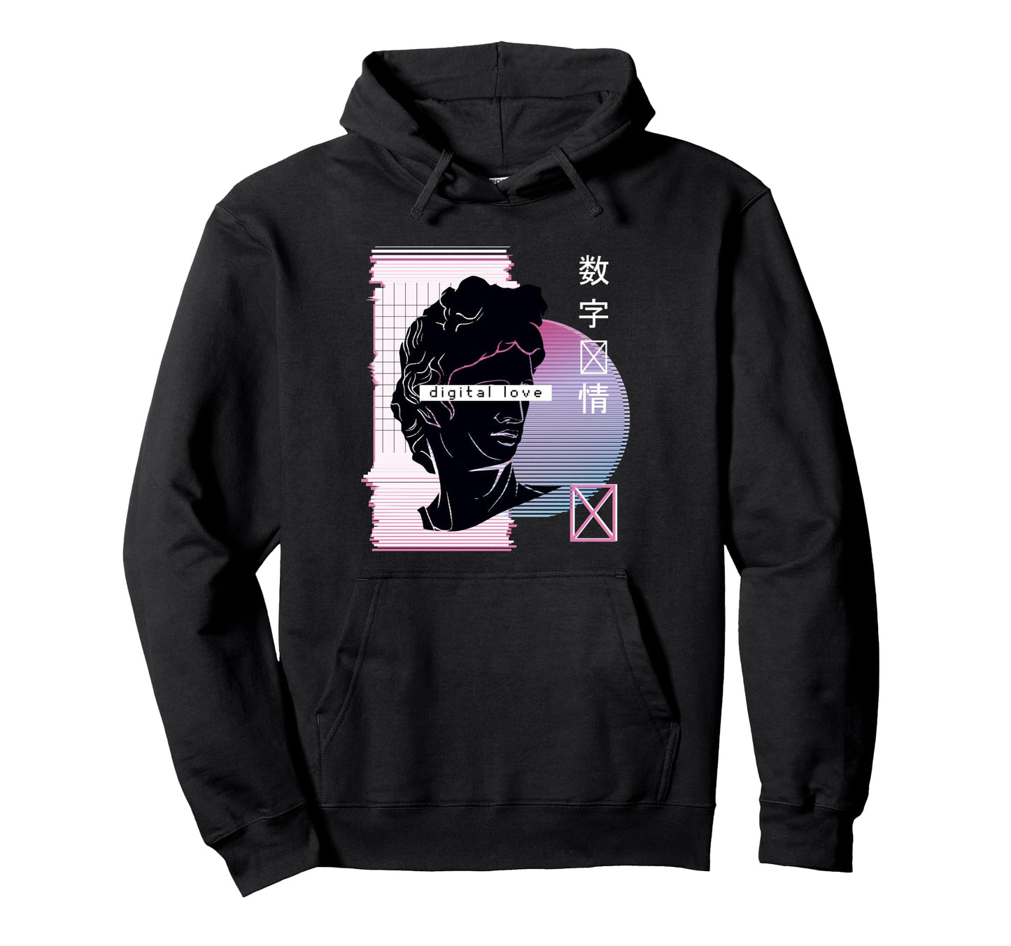 Vaporwave Aesthetic 80S 90S Hoodie - Custom Art Print for Adults - T-Shirt, Sweatshirt, Hoodie