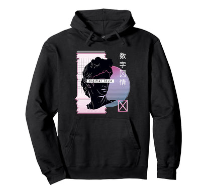 Vaporwave Aesthetic 80S 90S Hoodie - Custom Art Print for Adults - T-Shirt, Sweatshirt, Hoodie