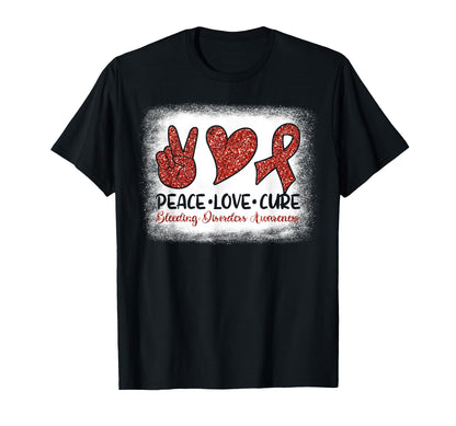 Bleeding Disorder Awareness Shirts T-Shirt - Unique Graphic Men Women - T-Shirt, Sweatshirt, Hoodie