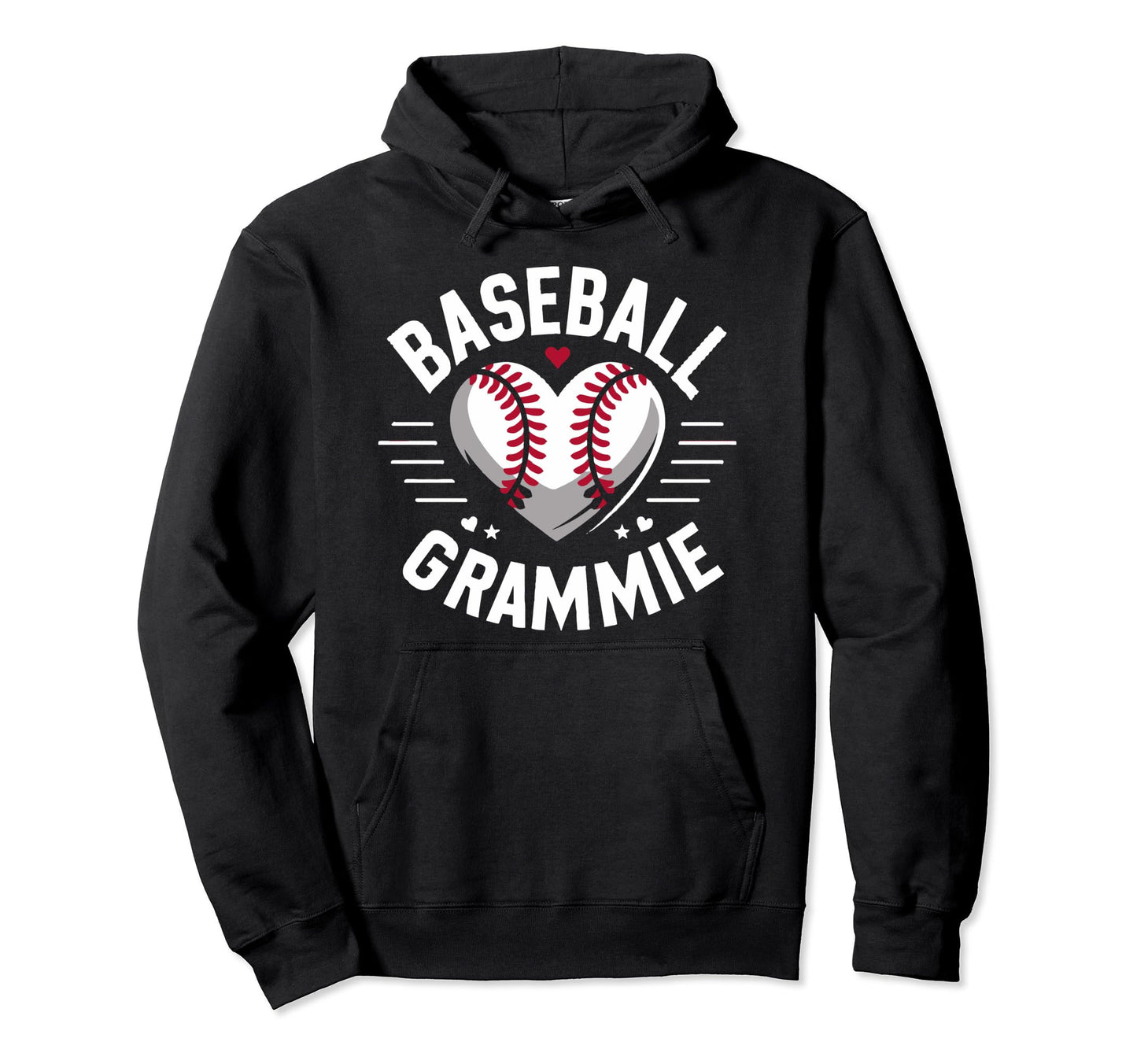 Baseball Grandma Grandmother Granny Hoodie - Fun Novelty Design Unisex - T-Shirt, Sweatshirt, Hoodie