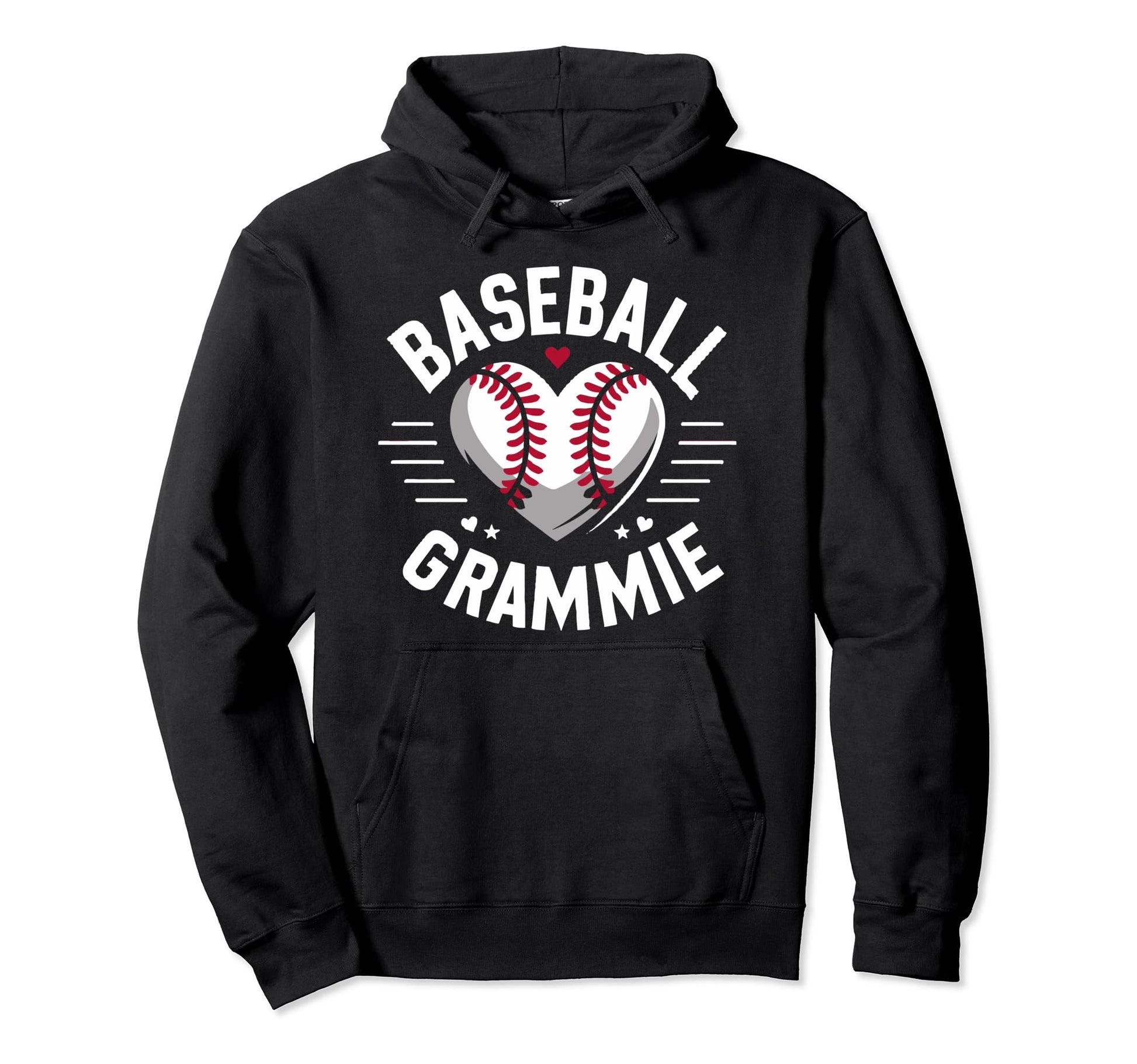 Baseball Grandma Grandmother Granny Hoodie - Fun Novelty Design Unisex - T-Shirt, Sweatshirt, Hoodie