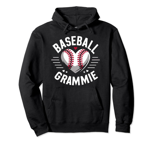 Baseball Grandma Grandmother Granny Hoodie - Fun Novelty Design Unisex - T-Shirt, Sweatshirt, Hoodie