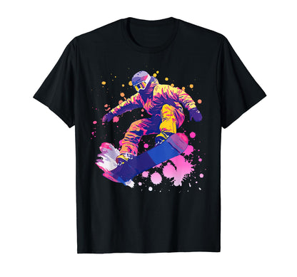 Snowboarding Vaporwave Aesthetic T-Shirt - Streetwear Style for Adults - T-Shirt, Sweatshirt, Hoodie