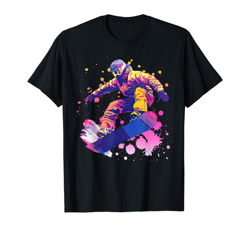 Snowboarding Vaporwave Aesthetic T-Shirt - Streetwear Style for Adults - T-Shirt, Sweatshirt, Hoodie