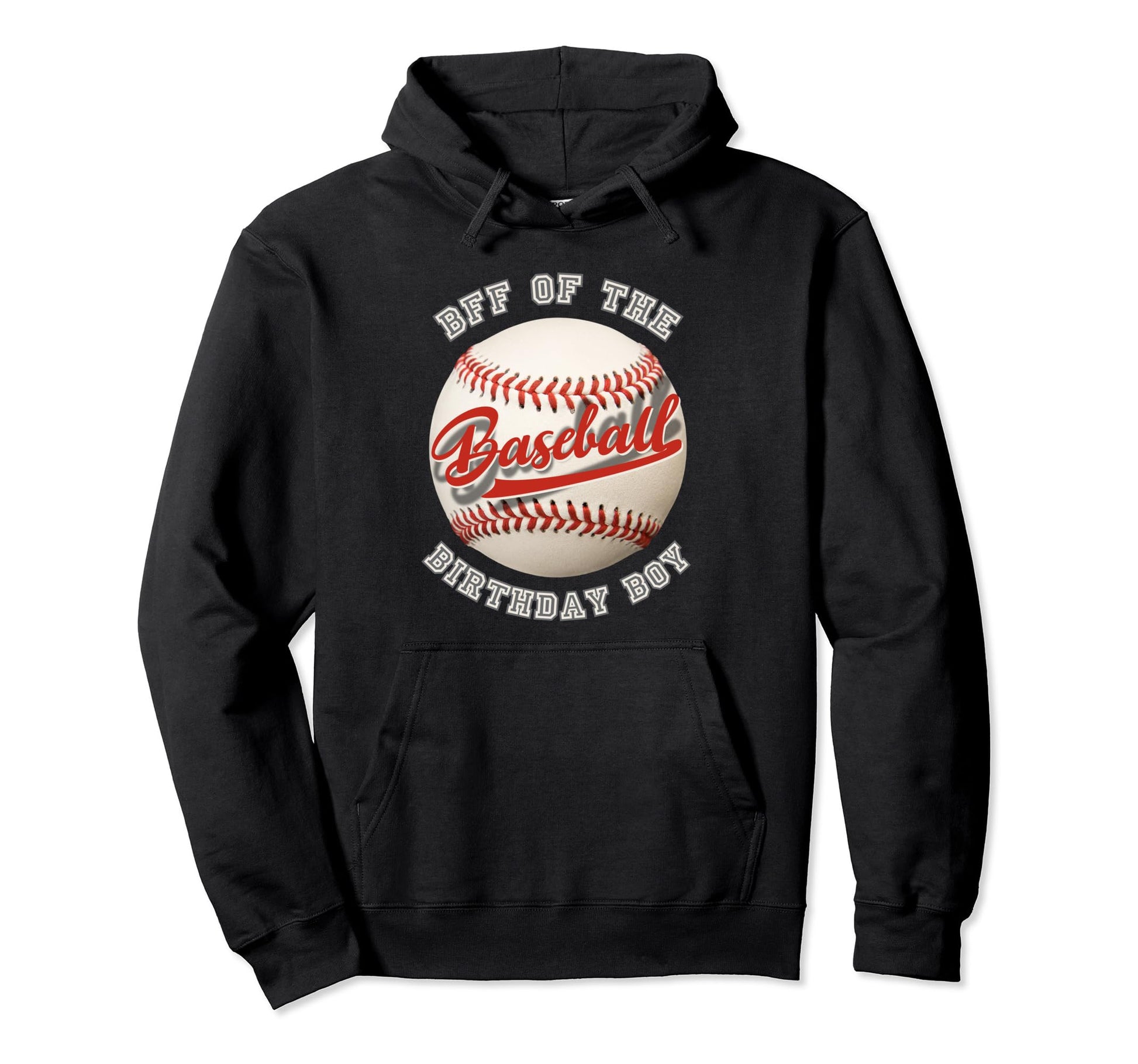 Baseball Birthday Bff Family Matching Hoodie - Custom Art Print Men Women - T-Shirt, Sweatshirt, Hoodie