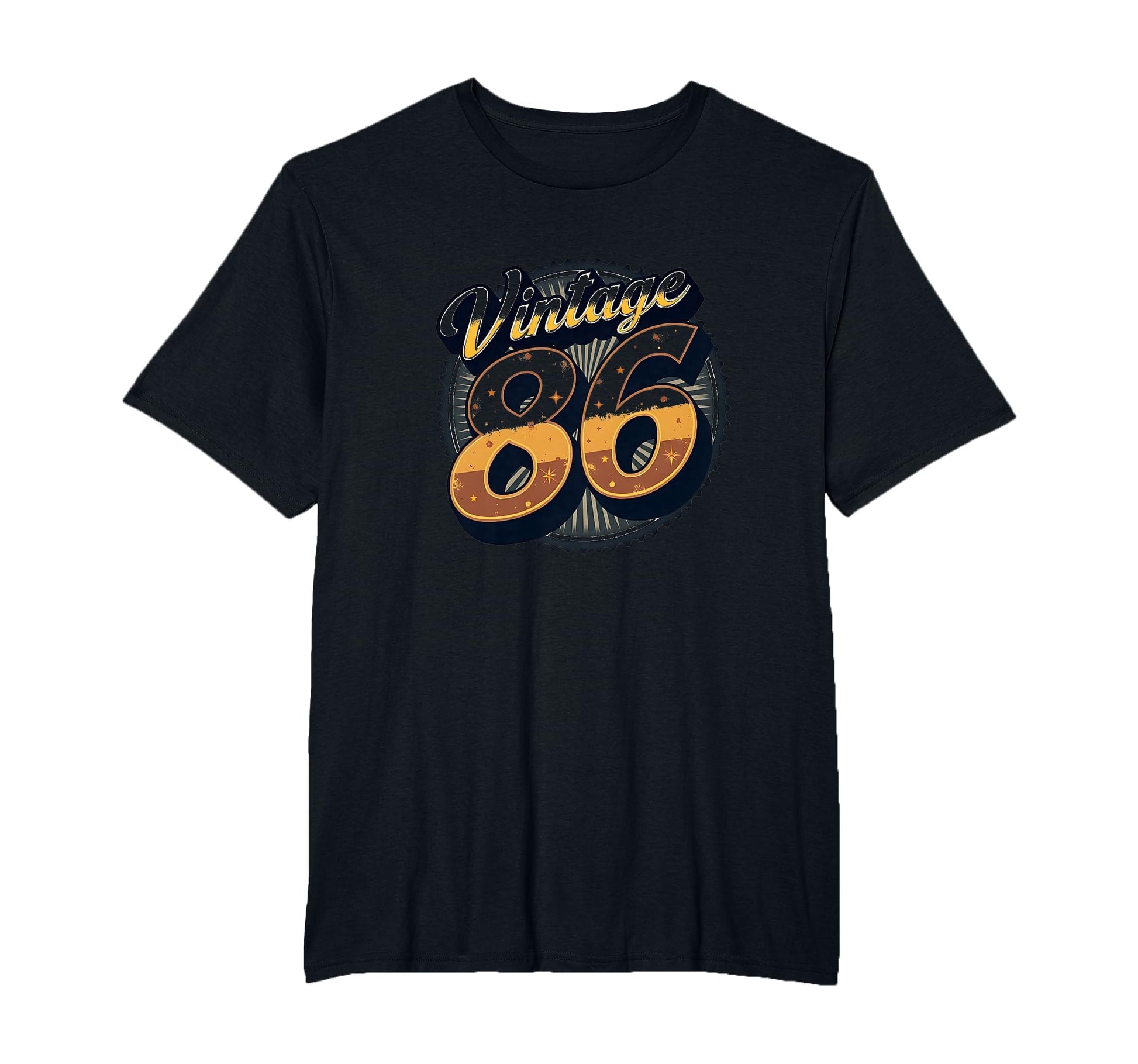 86 Birthday Gift Art Mens Big And Tall T-Shirt - Unique Graphic Men Women - T-Shirt, Sweatshirt, Hoodie
