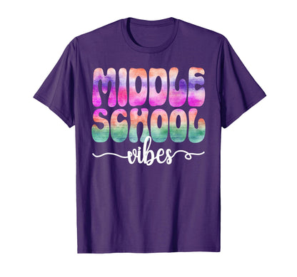 Hello Middle School Vibes Back To T-Shirt - Unique Graphic for Adults - T-Shirt, Sweatshirt, Hoodie