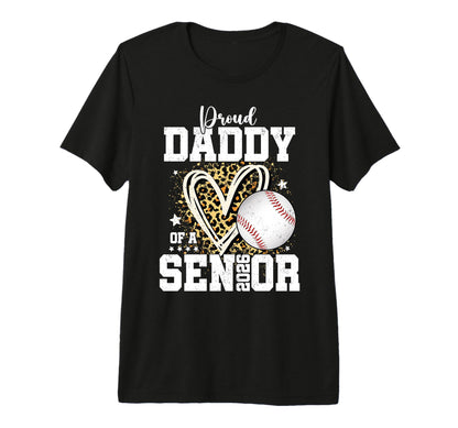 Proud Daddy 2026 Senior Baseball T-Shirt - Minimalist Print Unisex - T-Shirt, Sweatshirt, Hoodie