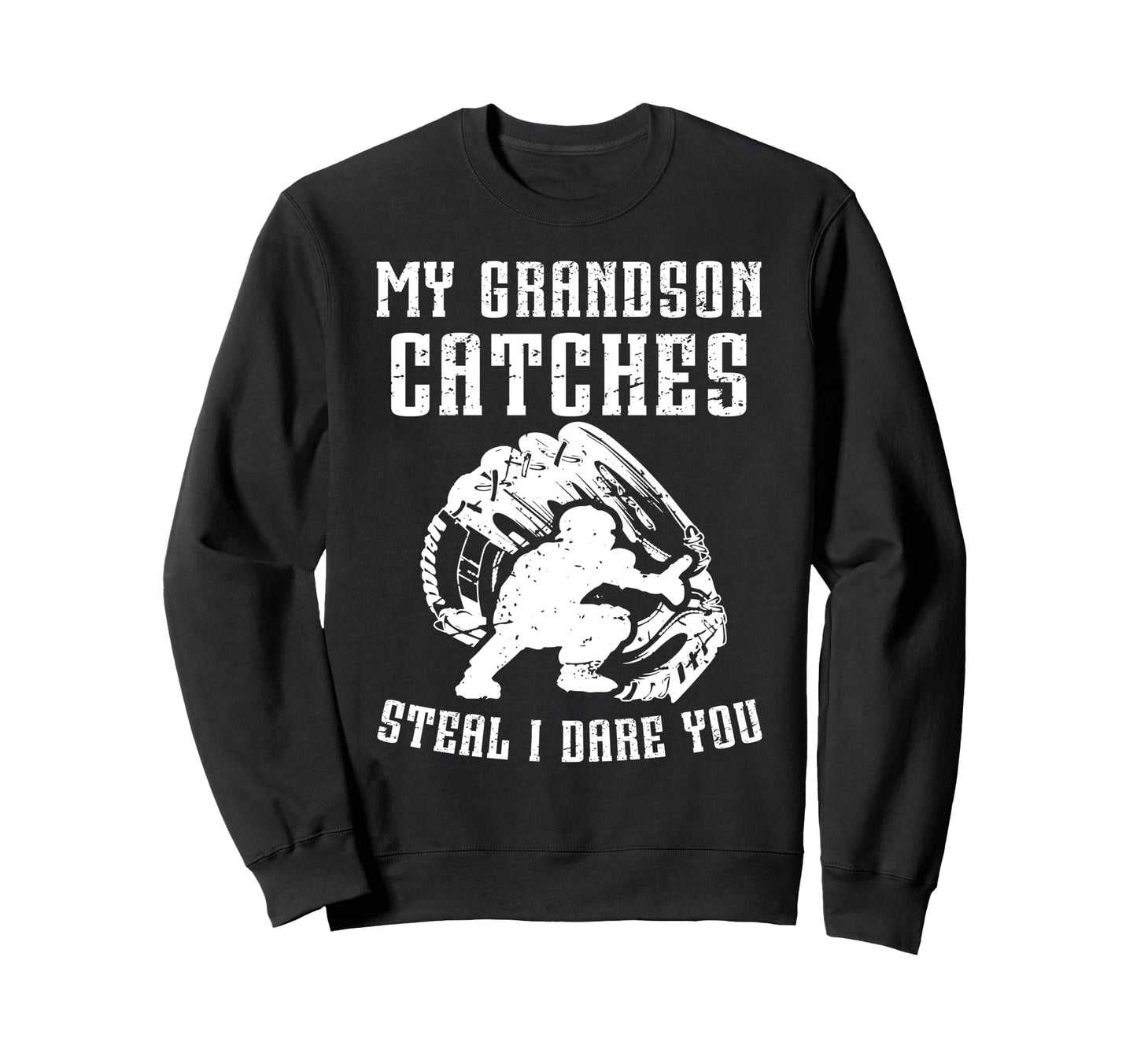 Funny Baseball Catcher Grandpa Sweatshirt - Aesthetic Graphic Men Women - T-Shirt, Sweatshirt, Hoodie
