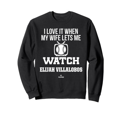 My Wife Lets Me Watch Elijah Sweatshirt - Streetwear Style for Adults - T-Shirt, Sweatshirt, Hoodie