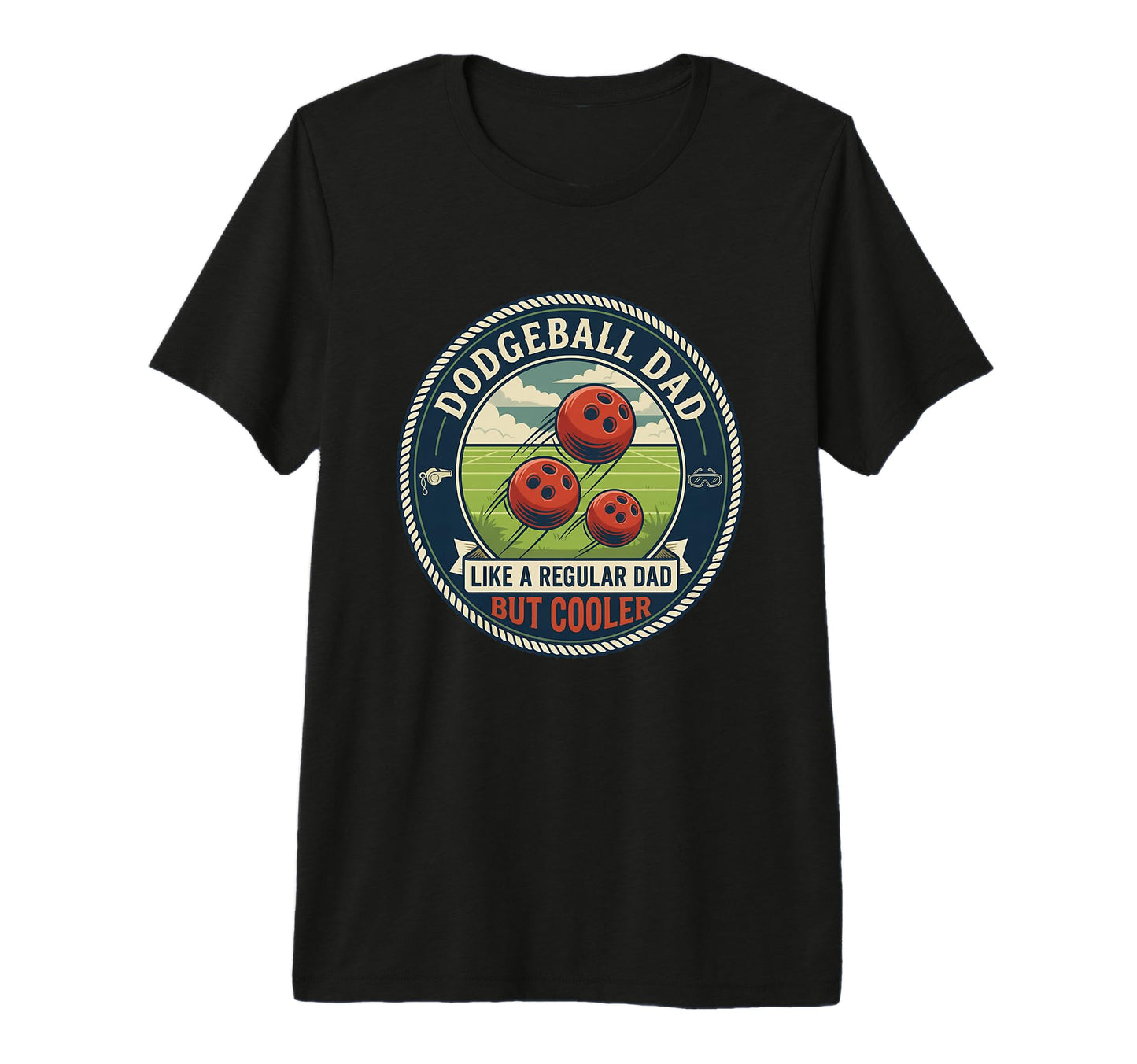 Mens Dodgeball Dad Team Player Gym T-Shirt - Aesthetic Graphic Unisex - T-Shirt, Sweatshirt, Hoodie