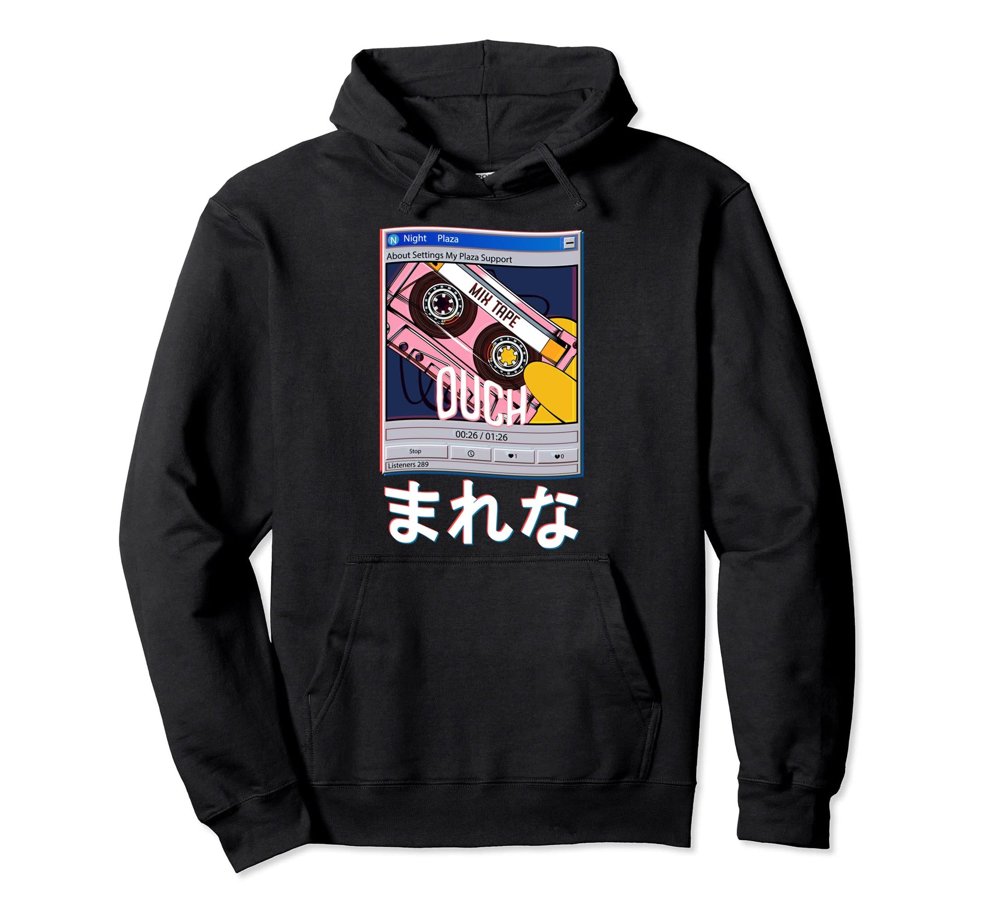 Harajuku Aesthetic Art Vaporwave Hoodie - Fun Novelty Design for Adults - T-Shirt, Sweatshirt, Hoodie