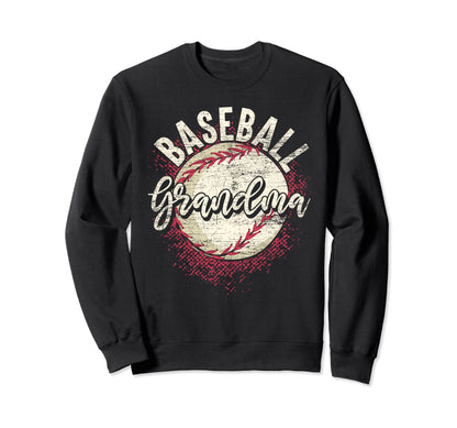 Sport Baseball Grandma Baseball Sweatshirt - Graphic Print for Adults - T-Shirt, Sweatshirt, Hoodie