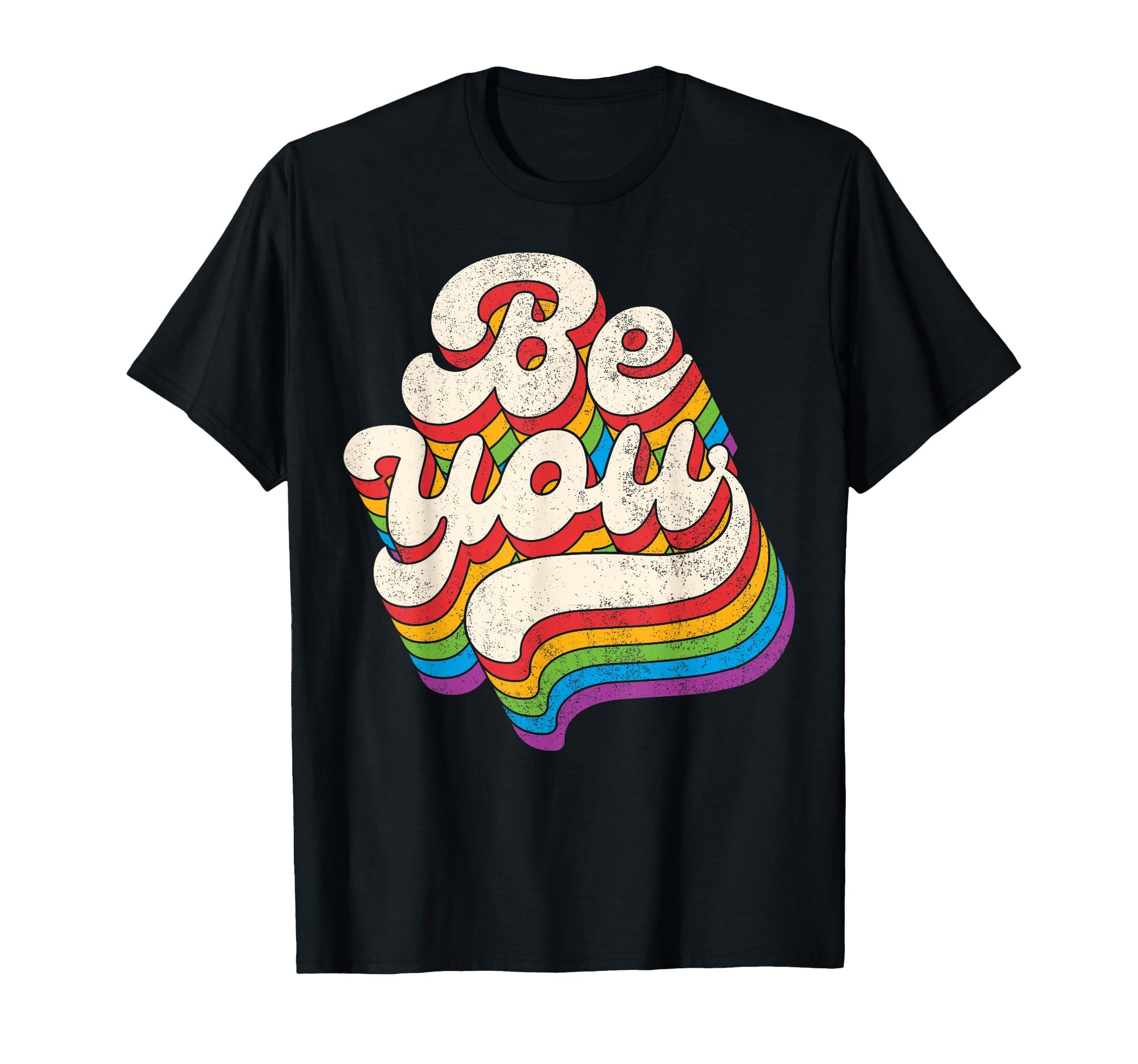Lgbtq Be You Gay Pride Lgbt Ally Rainbow T-Shirt - Custom Art Print Unisex - T-Shirt, Sweatshirt, Hoodie