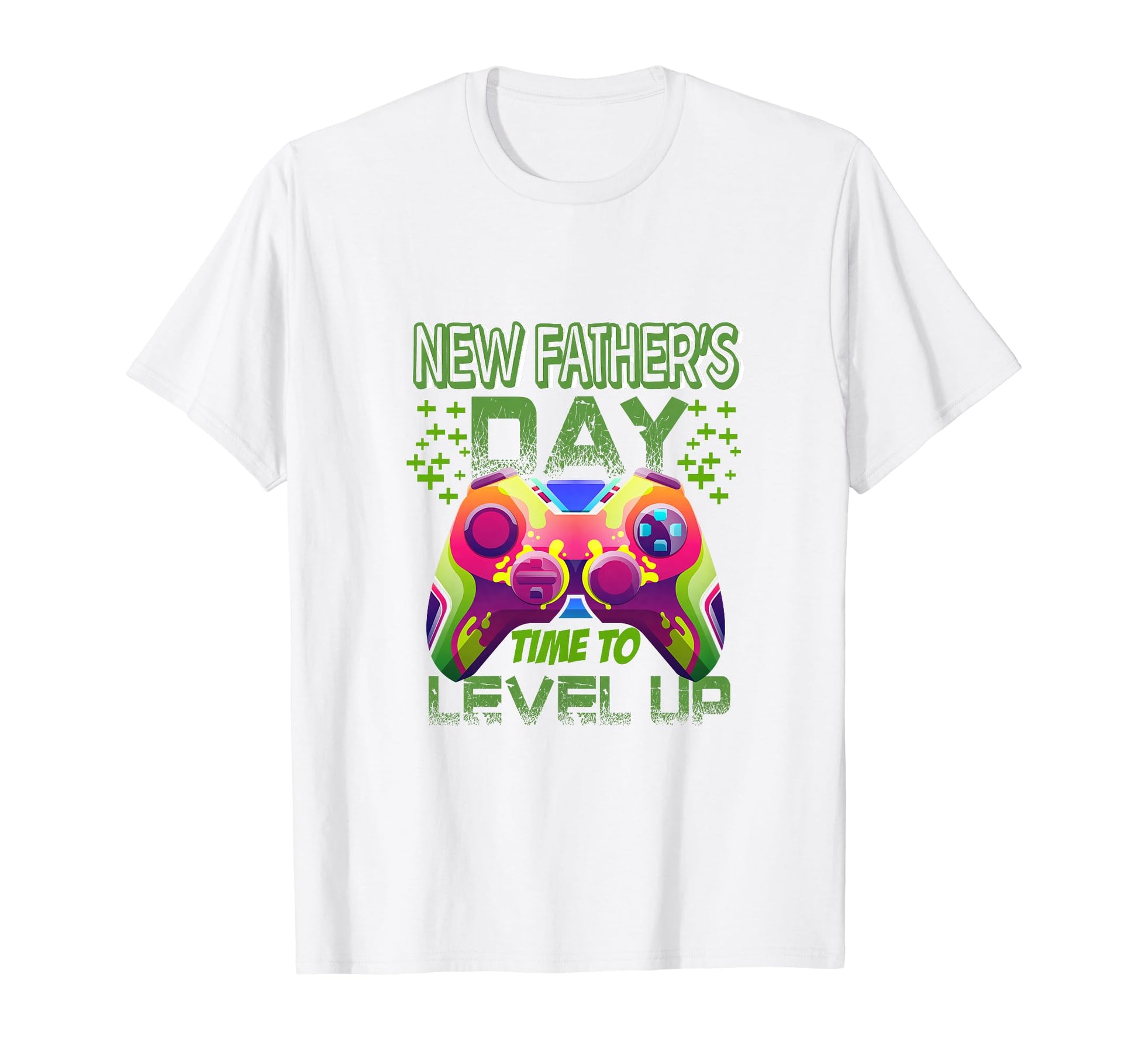 Level Up Funny Fathers Day Ideas T-Shirt - Minimalist Print Men Women - T-Shirt, Sweatshirt, Hoodie