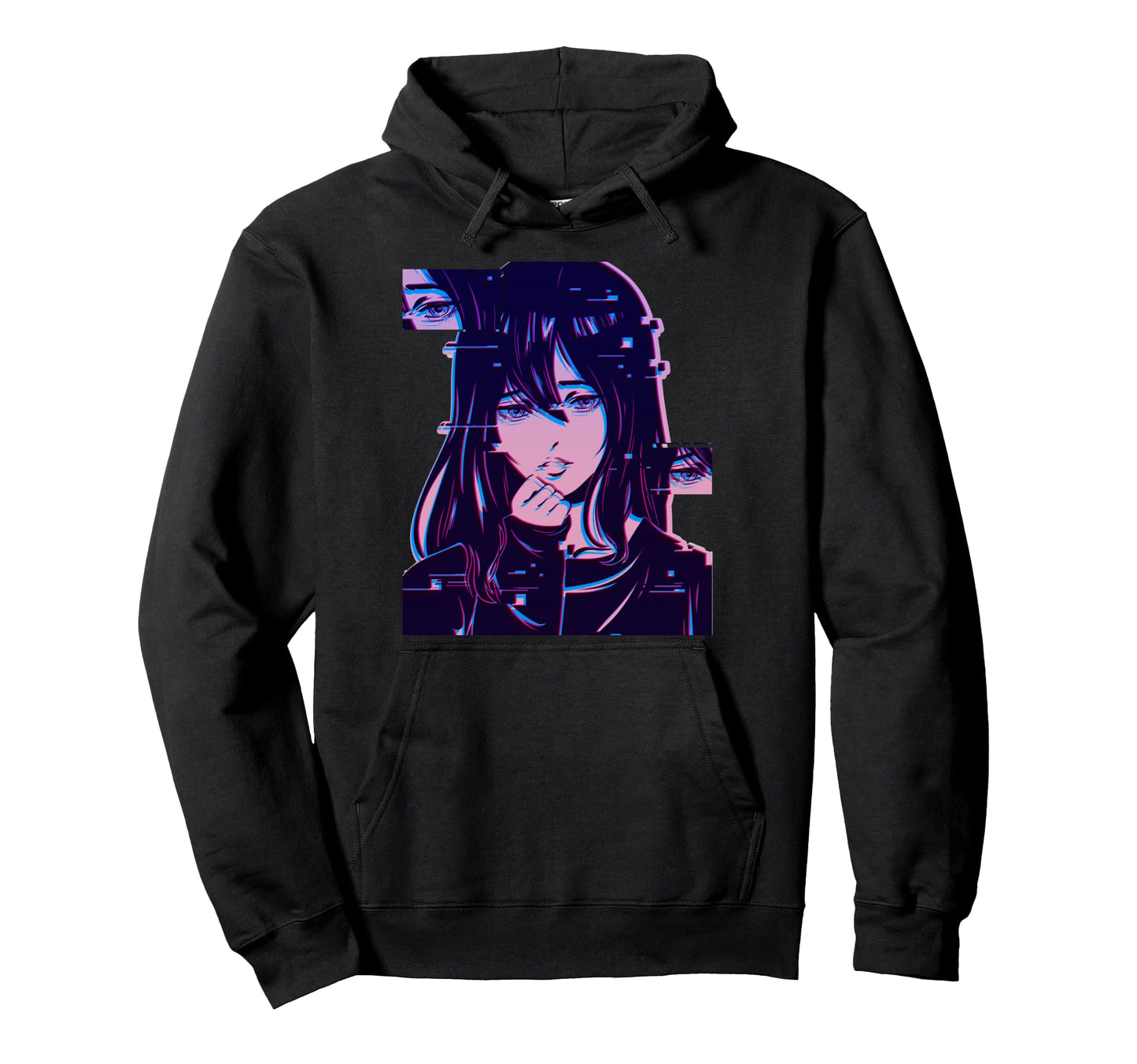Sad Anime Japanese Vaporwave Hoodie - Casual Everyday Wear Unisex - T-Shirt, Sweatshirt, Hoodie