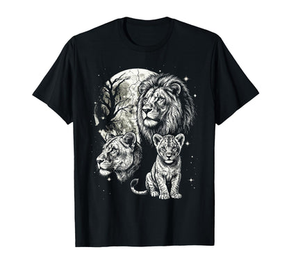Lion 90S Aesthetic Y2K Lion T-Shirt - Trendy Graphic Unisex - T-Shirt, Sweatshirt, Hoodie