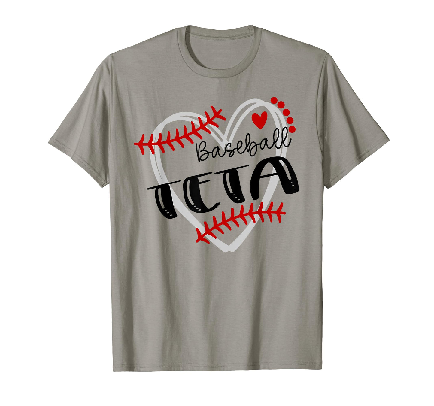 Personalized Baseball Heart Teta Baseball T-Shirt - Graphic Print Men Women - T-Shirt, Sweatshirt, Hoodie