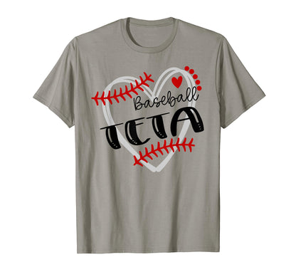 Personalized Baseball Heart Teta Baseball T-Shirt - Graphic Print Men Women - T-Shirt, Sweatshirt, Hoodie
