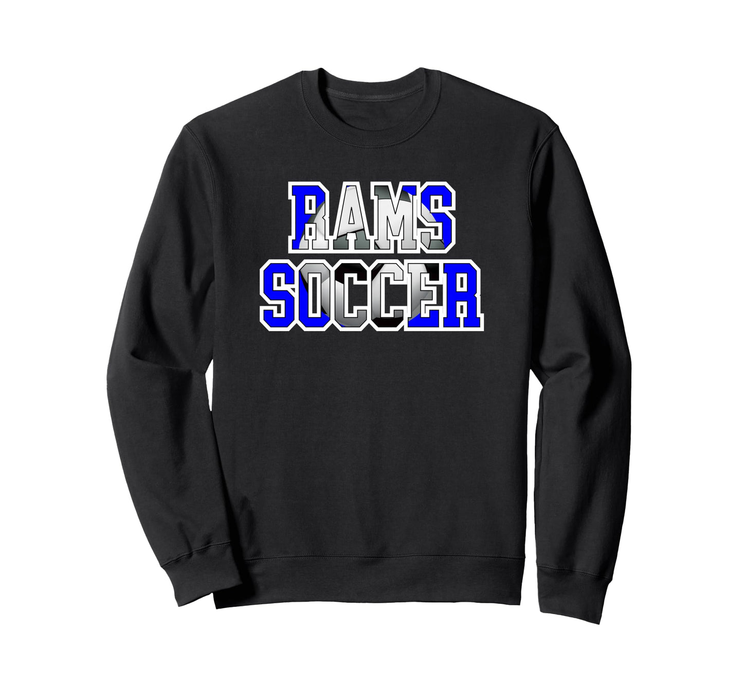 Rams Soccer Mom Game Day Mascot Sweatshirt - Aesthetic Graphic Men Women - T-Shirt, Sweatshirt, Hoodie